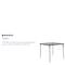 Flash Furniture 2.83-Foot Square Bi-Fold Gray Plastic Table DAD-LF-86-GY-GG - alternate 4